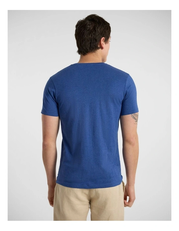 Marle Brando Crew Neck in Navy Marle image 3