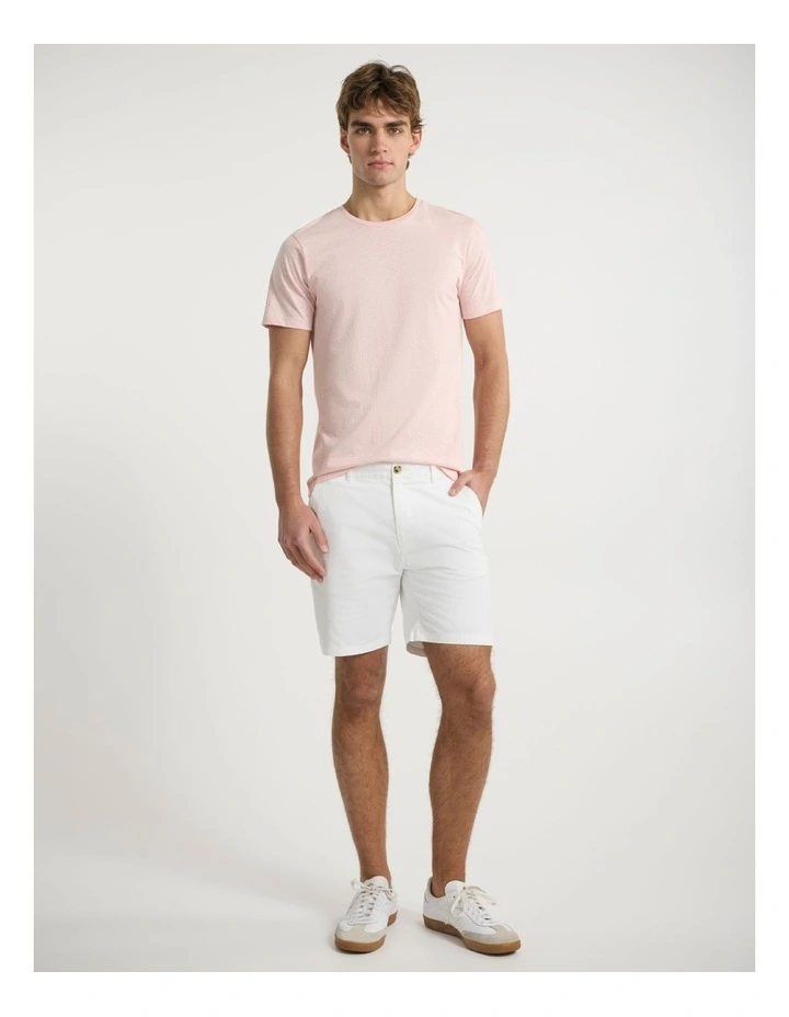 Marle Brando Crew Neck Tee in Pale Pink image 2