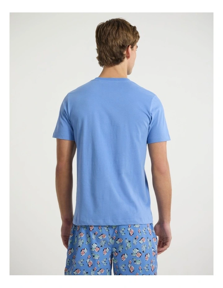 Something Bike You Tee in Light Cobalt image 3