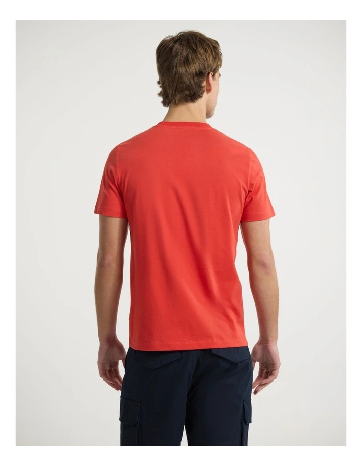 Fly Me A River Tee in Candy Red image 4