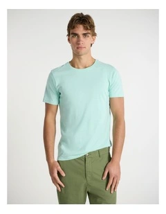 Marle Brando Crew Neck Tee in Ice Green