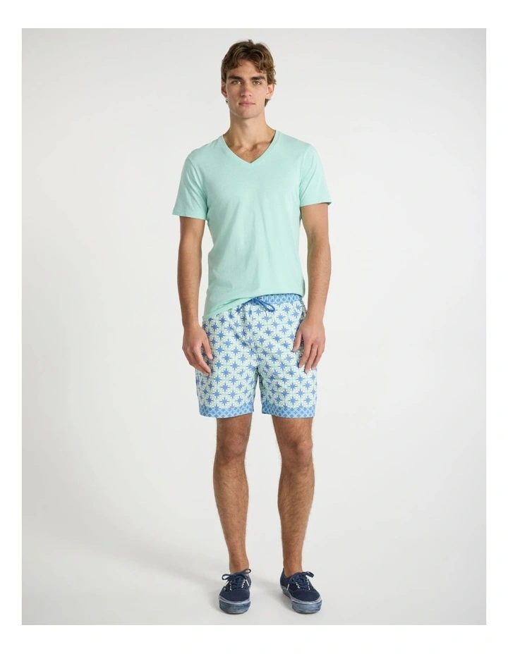 Marle Arnie V Neck Tee in Ice Green image 2