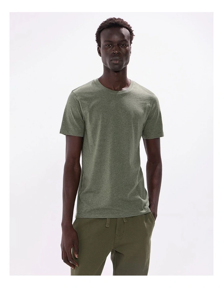 Marle Brando Crew Neck in Forest Marle image 2