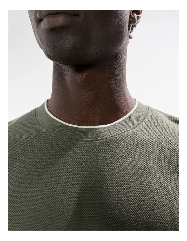 Mansfield Tee in Agave Green image 3