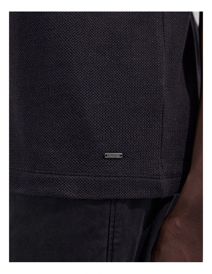 Mansfield Tee in Black image 3