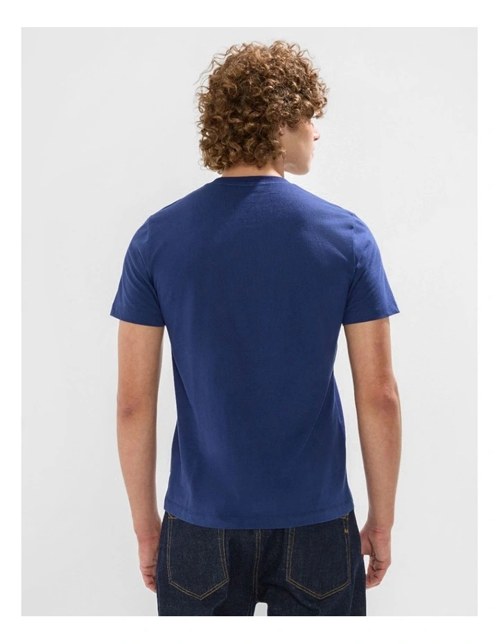 Hot Spring Time Machine Tee in Navy image 3
