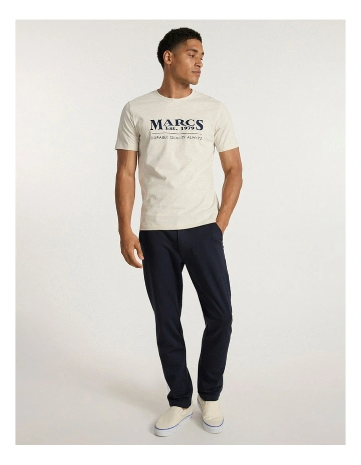 Marcs Tee in Oatmeal image 1