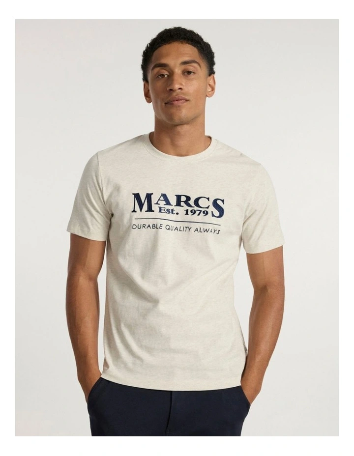 Marcs Tee in Oatmeal image 2