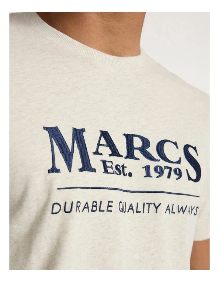 Marcs Tee in Oatmeal image 3