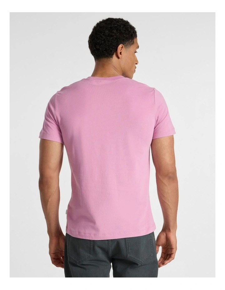Marcs Tee in Rich Pink image 3