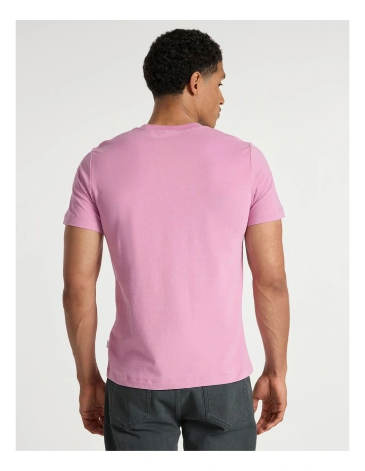 Marcs Tee in Rich Pink image 4