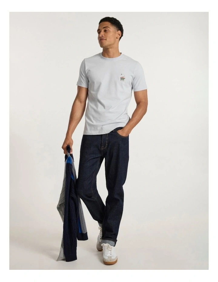 Idris The Ibis Tee in Grey image 1