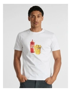 Hot Chip Tee in White
