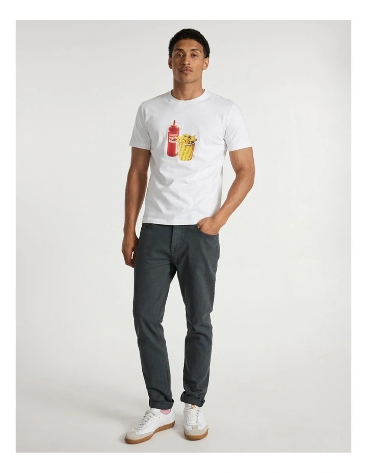 Hot Chip Tee in White image 1