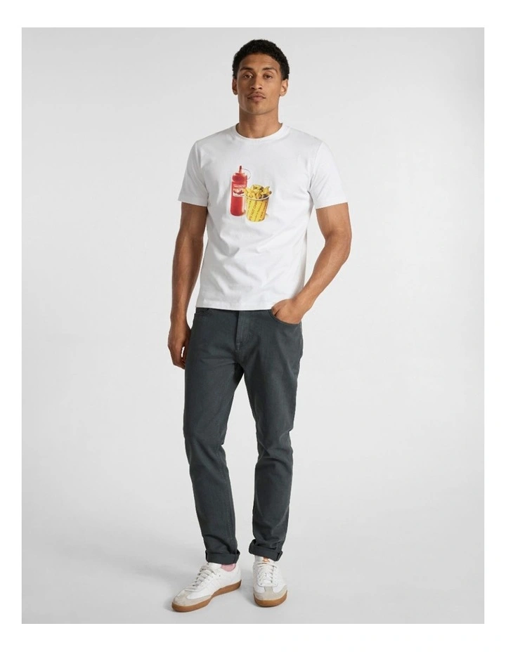 Hot Chip Tee in White image 2