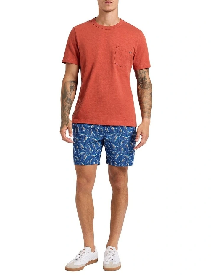 Han Slub Pocket Tee in Paprika image 1