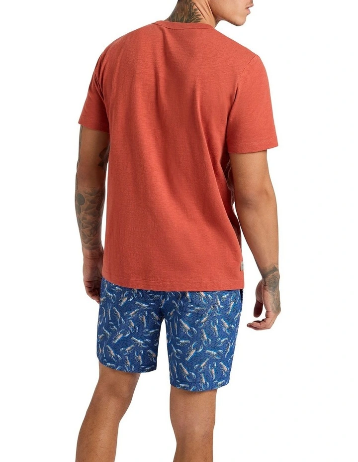 Han Slub Pocket Tee in Paprika image 3