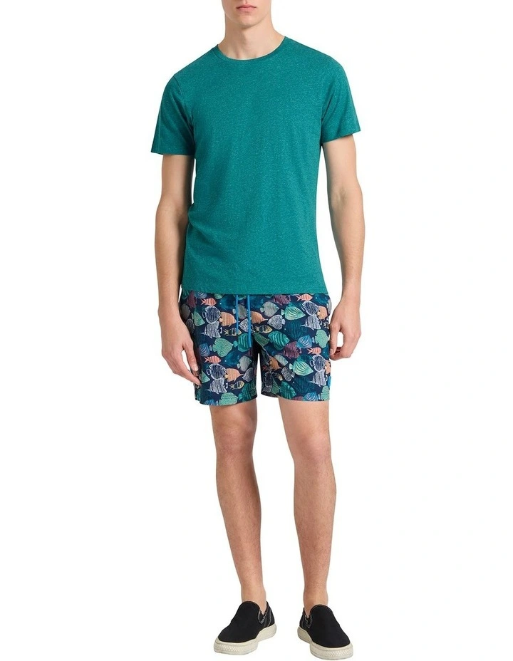 Marle Brando Crew Neck in Sea Blue Marle image 2