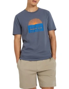 Sun's Out Pun's Out Tee in Graphite