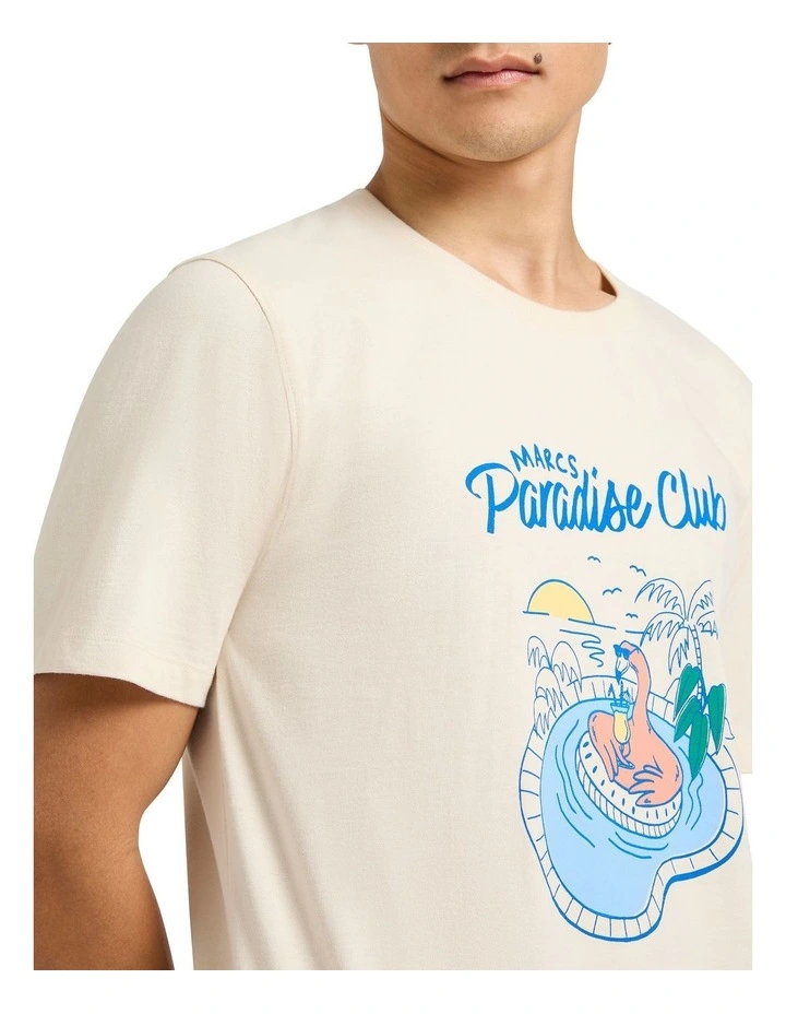 Pool For Summer Tee in Birch image 3