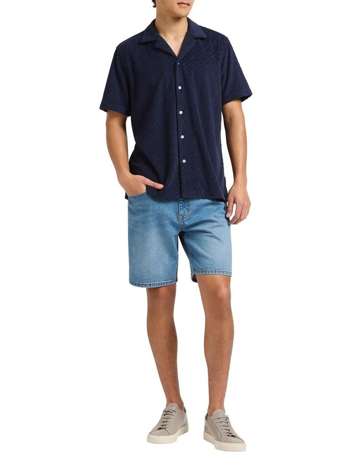 Joe Terry Shirt in Navy image 1
