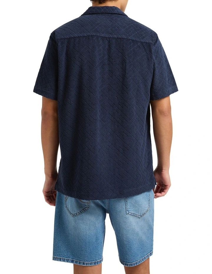 Joe Terry Shirt in Navy image 2