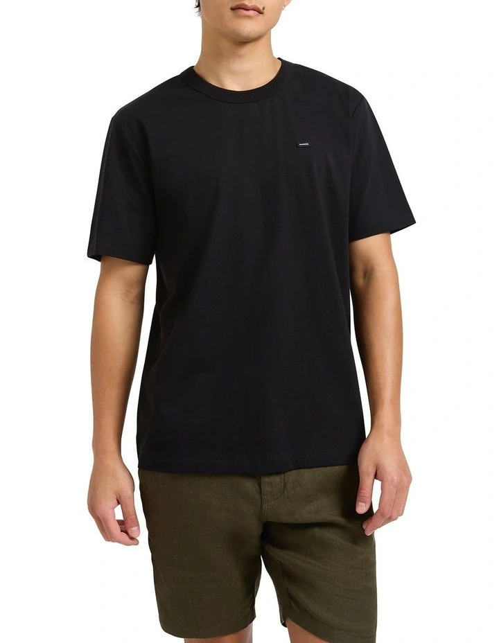 Marcs Logo Badge Tee in Black image 1