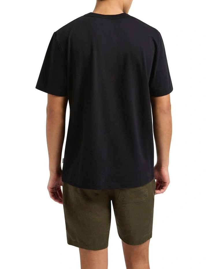 Marcs Logo Badge Tee in Black image 4