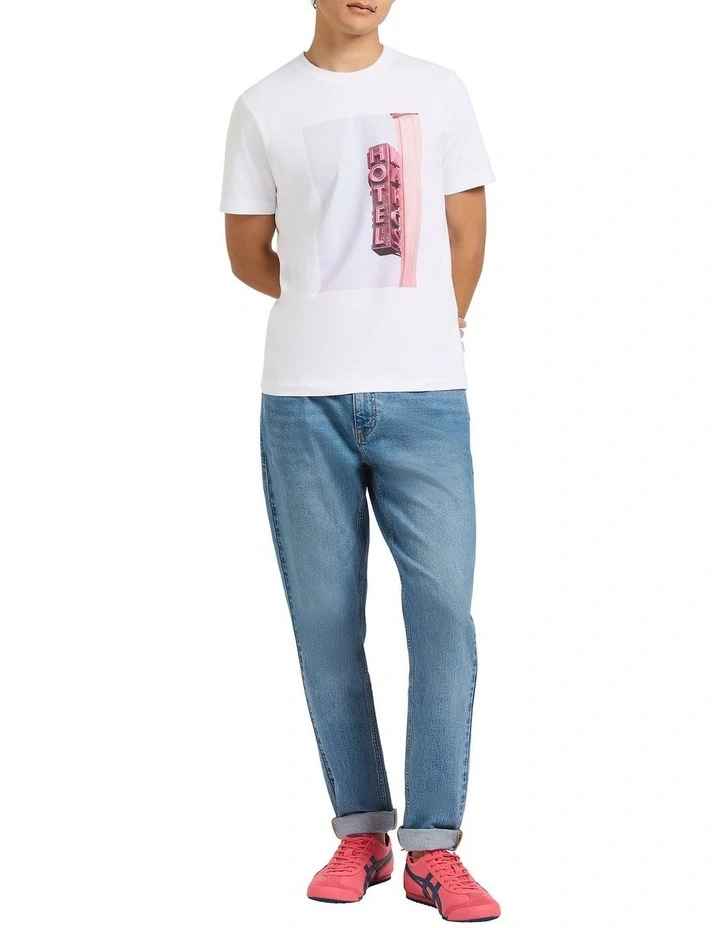 Hotel Motel Tee in White image 2