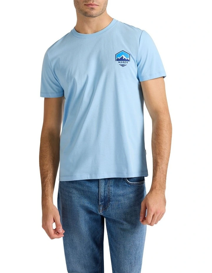 Summit Up Tee in Cerulean image 1