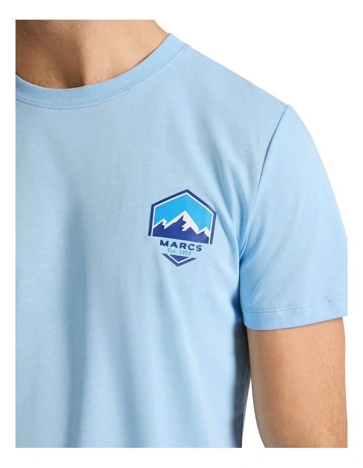 Summit Up Tee in Cerulean image 2