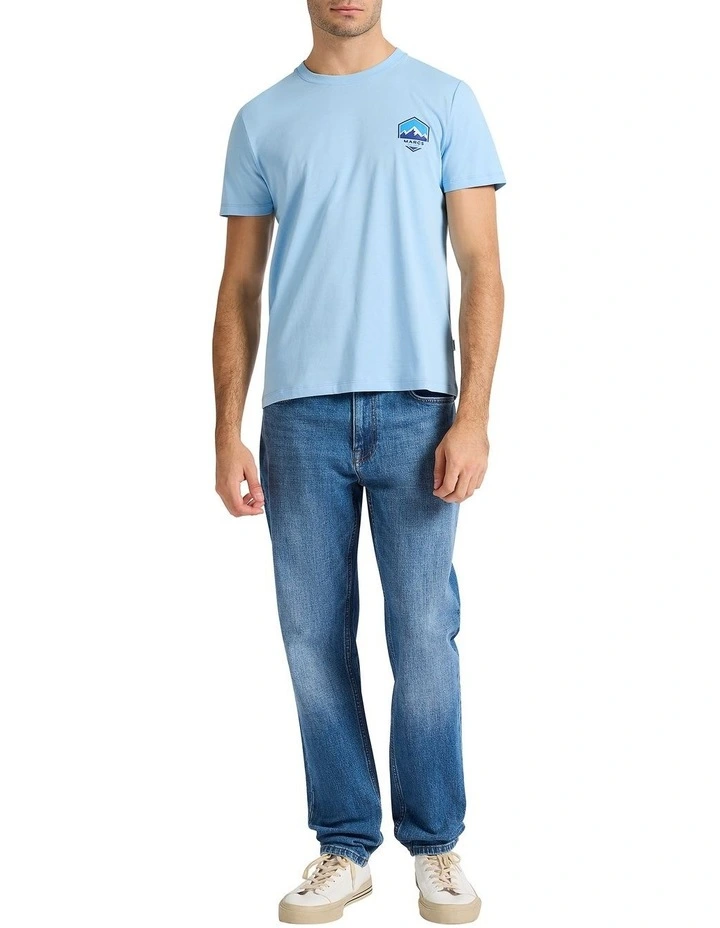 Summit Up Tee in Cerulean image 3