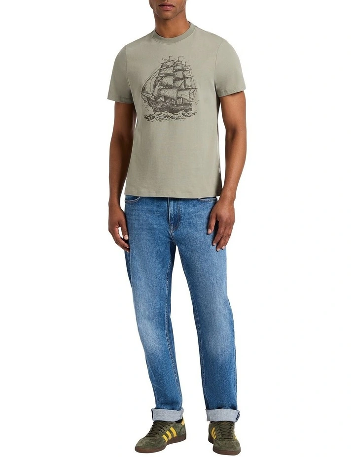 Dock And Roll Tee in Shadow image 2