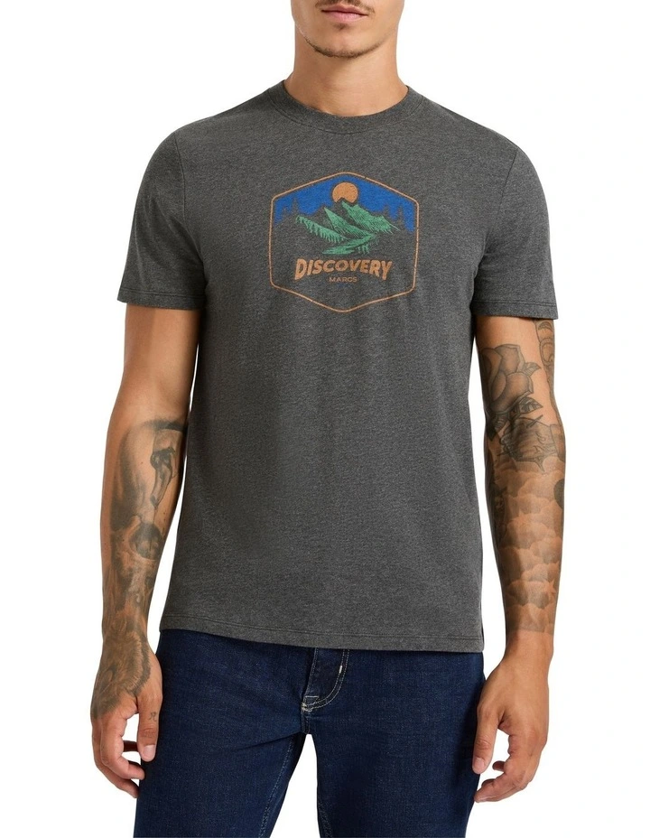 Discovery Tee in Grey Marle image 1