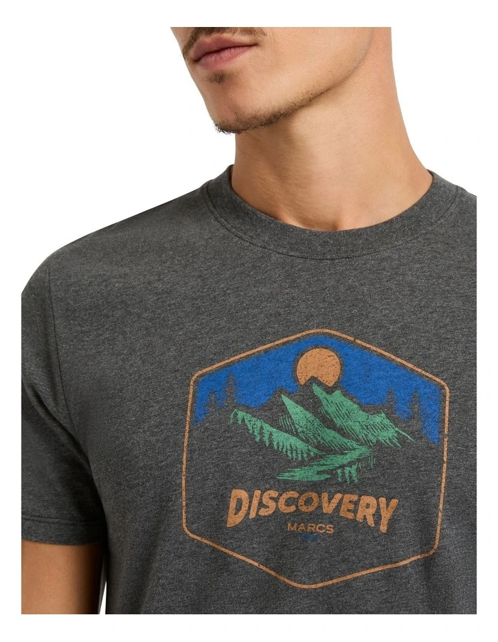 Discovery Tee in Grey Marle image 2