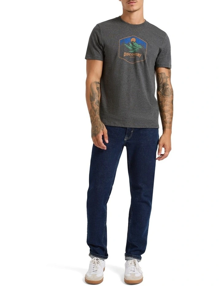 Discovery Tee in Grey Marle image 3