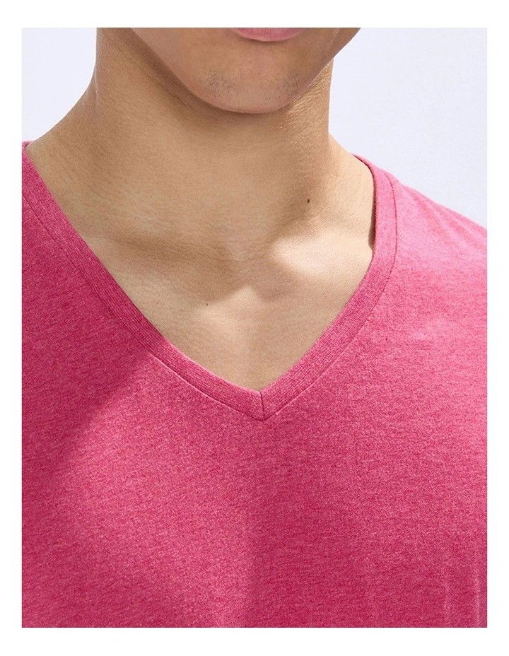 Marle Arnie V Neck in Jazzy Pink image 4