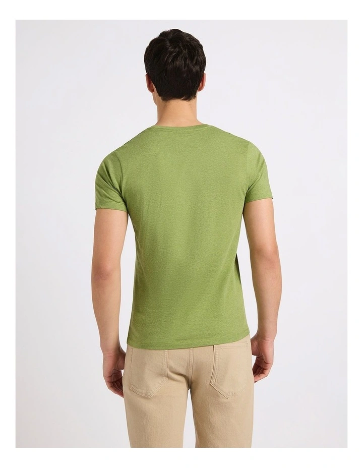 Marle Brando Crew Neck in Leaf Green image 3
