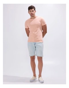 Marle Brando Crew Neck in Peach Marle
