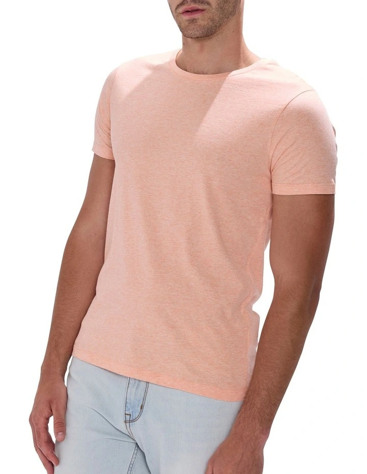 Marle Brando Crew Neck in Peach Marle image 1