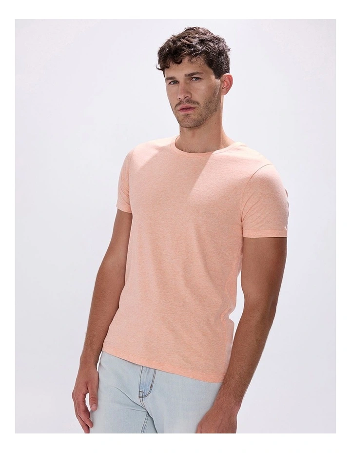 Marle Brando Crew Neck in Peach Marle image 2