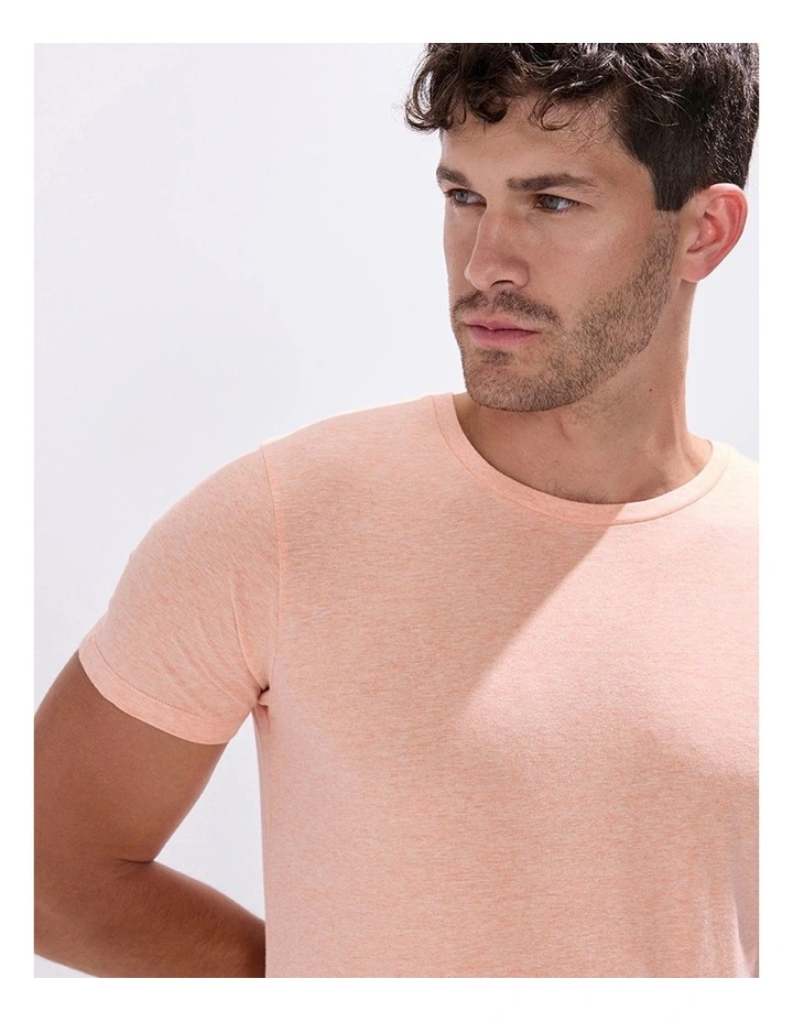 Marle Brando Crew Neck in Peach Marle image 3