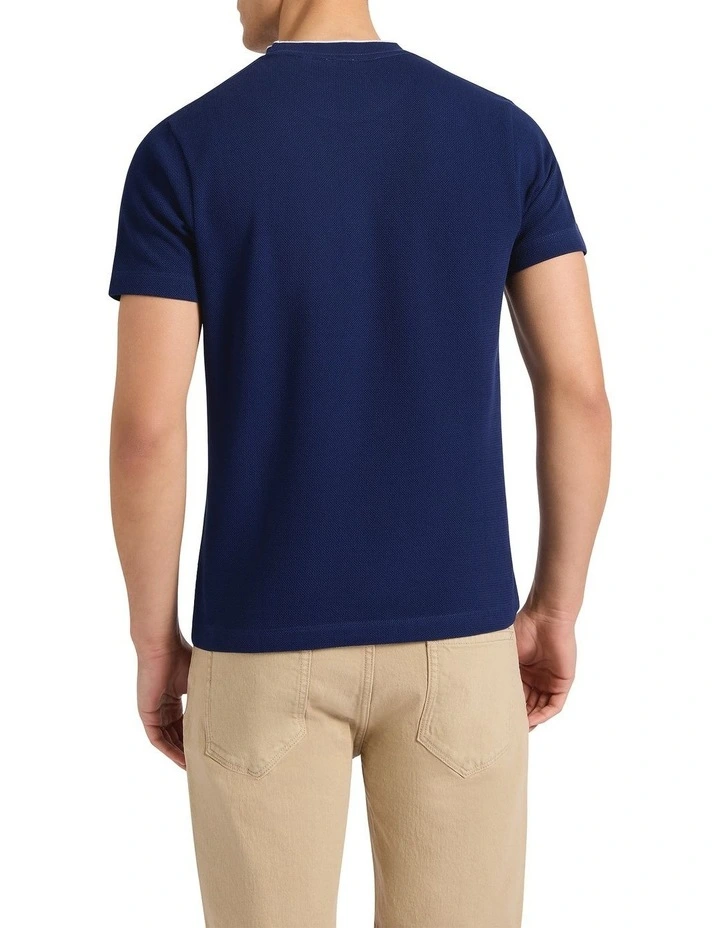 Mansfield Tee in Navy image 4