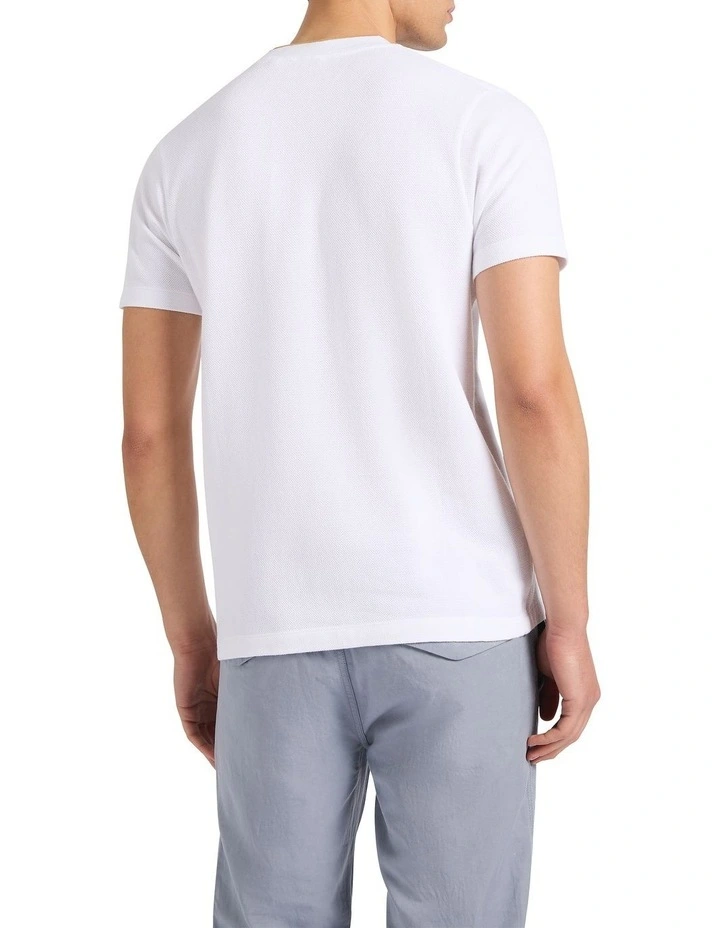 Mansfield Tee in White image 3
