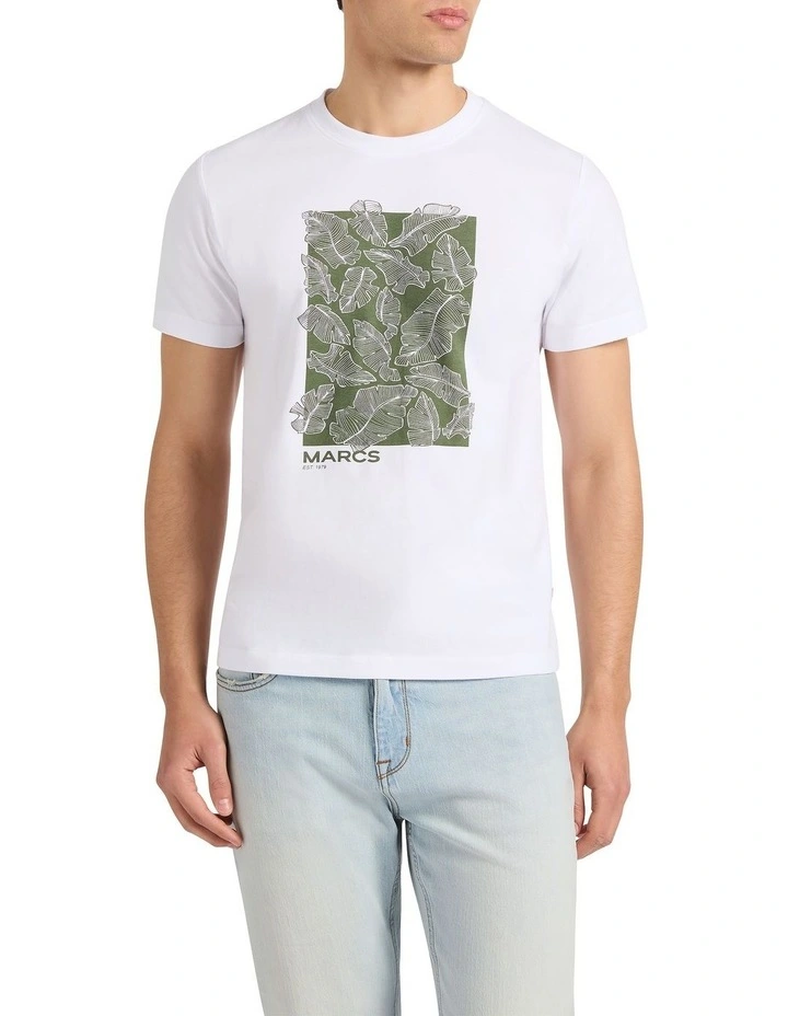 To Catch A Leaf Tee in White image 1