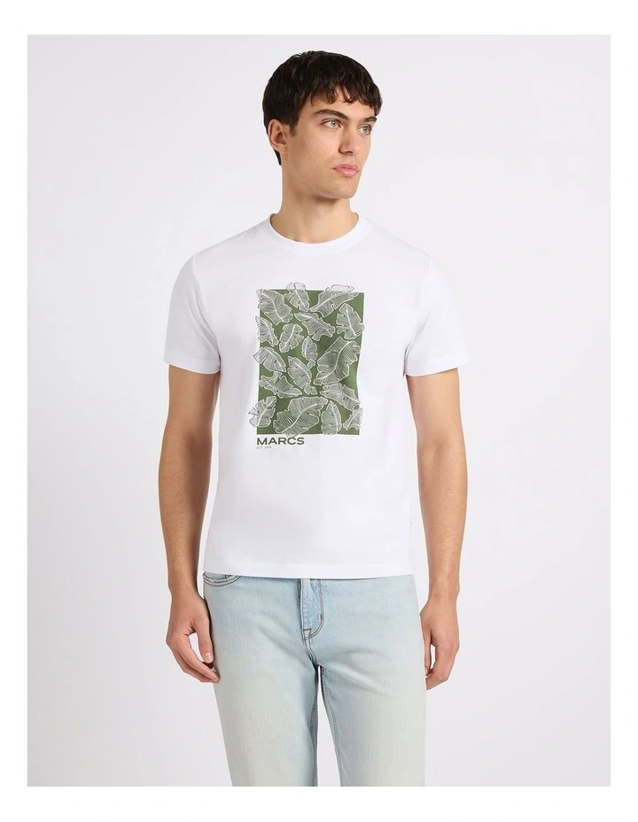To Catch A Leaf Tee in White image 2