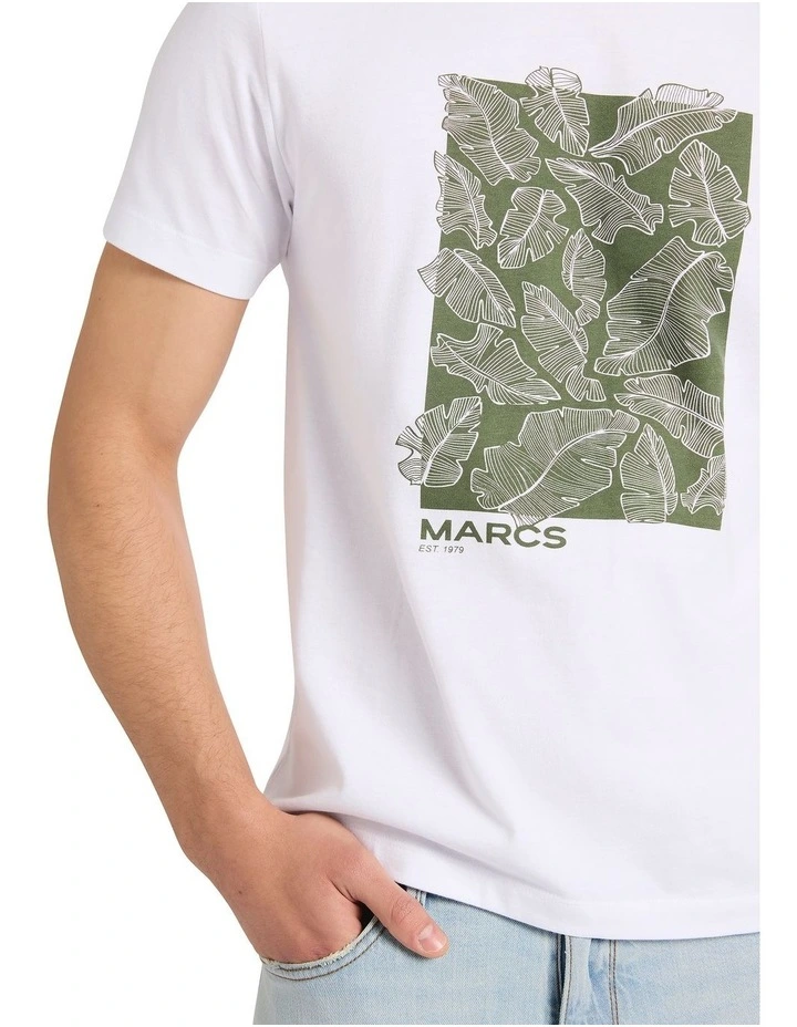 To Catch A Leaf Tee in White image 3