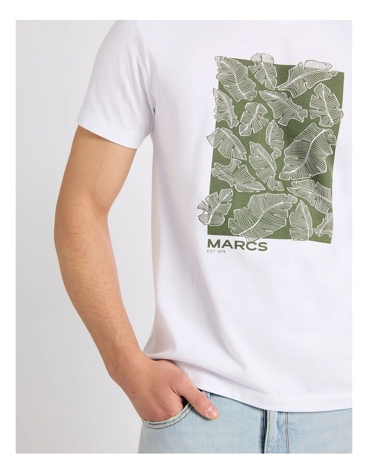 To Catch A Leaf Tee in White image 4