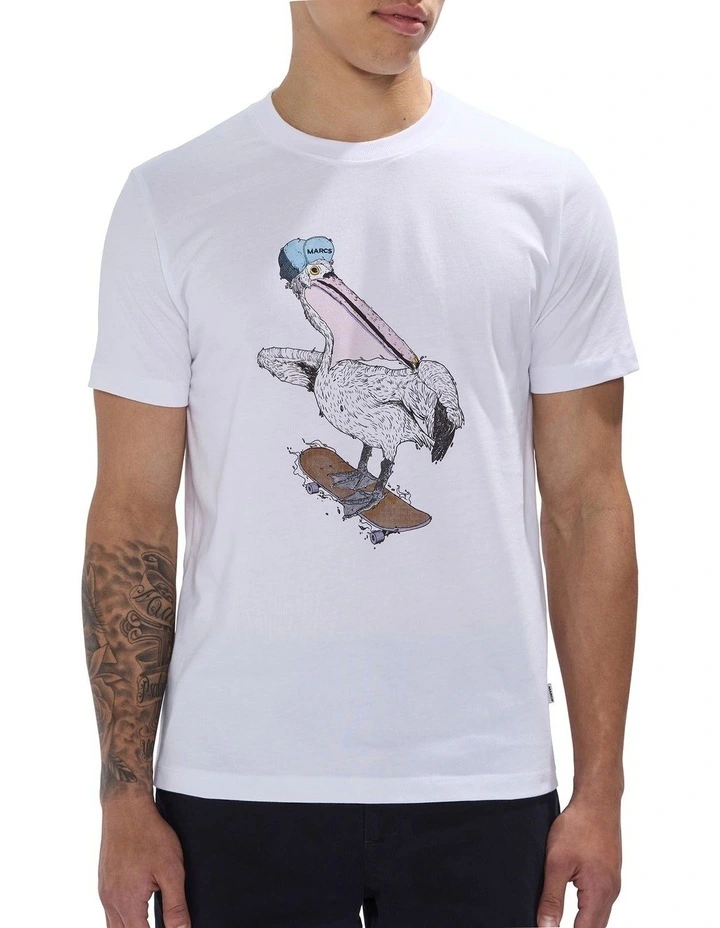 Freaks And Beaks Tee in White image 1