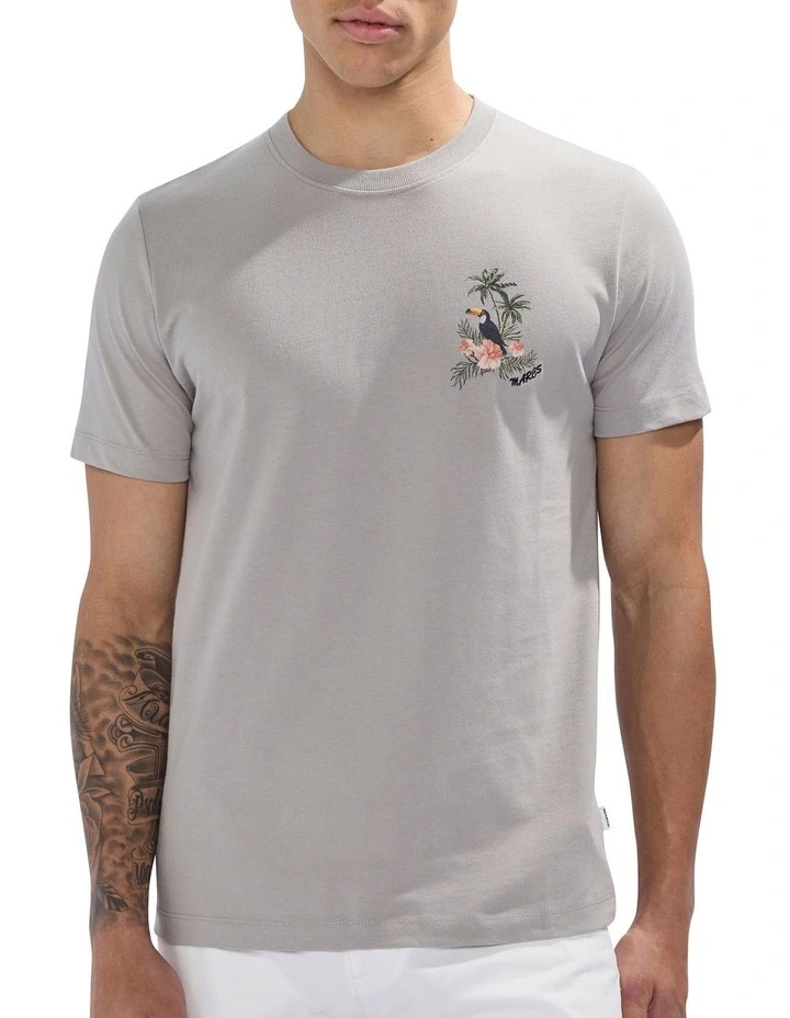 Thomas Toucan Tee in Grey image 1